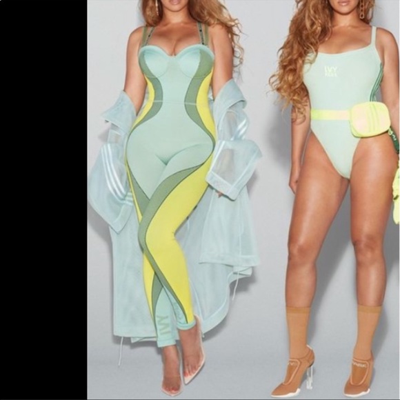 Adidas X Ivy Park Knit Catsuit drip 2 small - Picture 2 of 15